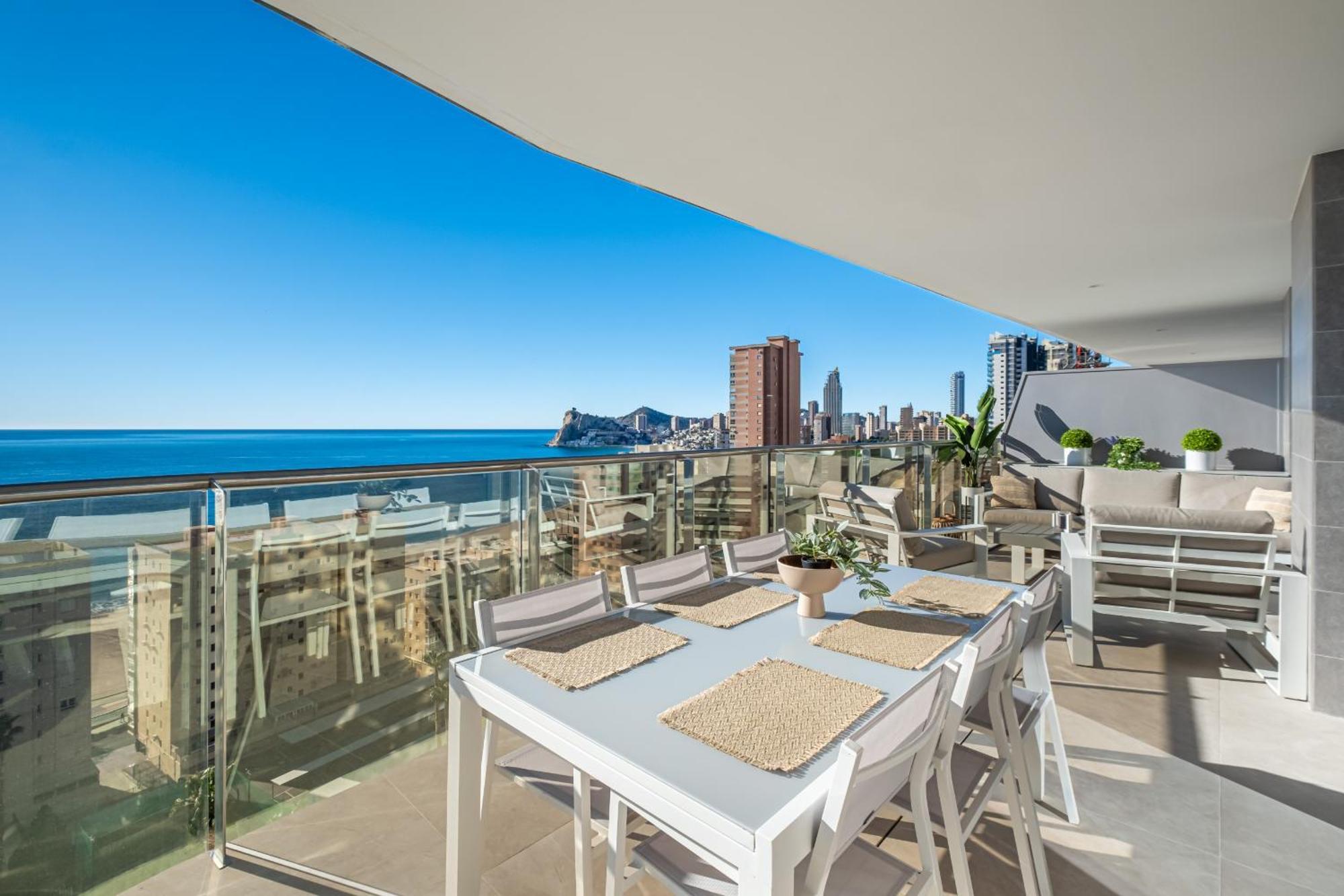 Sunset Cliffs Deluxe Apartment 6133 Poniente Beach Benidorm Exterior foto